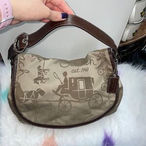 Coach | Bags | Coach Horse Carriage Monogram Hobo | Poshmark